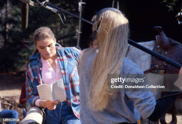 Actress Mariel Hemingway poses for a portrait in circa1982 in Los Angeles, California.