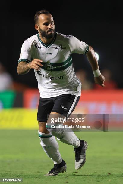 Jese Rodriguez of Coritiba runs during the match between Vasco Da Gama and Coritiba as part of Brasileirao 2023 at Sao Januario Stadium on September...