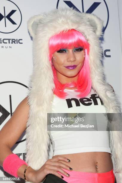 Vanessa Hudgens Hosts Electric Run LA To Kick Off Memorial Day Weekend at The Home Depot Center on May 24, 2013 in Carson, California.