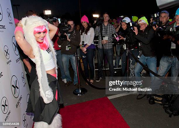 Vanessa Hudgens Hosts Electric Run LA To Kick Off Memorial Day Weekend at The Home Depot Center on May 24, 2013 in Carson, California.