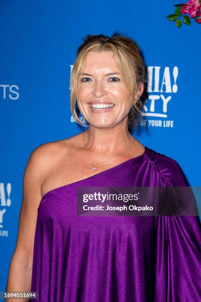 Tina Hobley attends the Mamma Mia! 2023 Gala at The O2 Arena on September 21, 2023 in London, England.