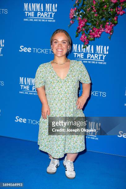 Ellie Simmonds attend the Mamma Mia! 2023 Gala at The O2 Arena on September 21, 2023 in London, England.