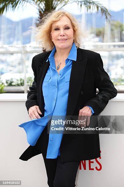 Kim Novak attends the Hommage A Kim Novak photocall during The 66th Annual Cannes Film Festival on May 25, 2013 in Cannes, France.