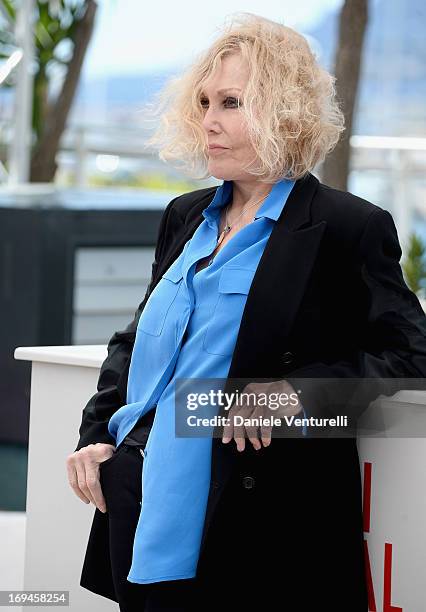 Actress Kim Novak attends the 'Hommage To Kim Novak' photocall during the 66th Annual Cannes Film Festival at the Palais des Festivals on May 25,...