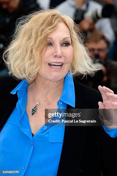 Kim Novak attends the Hommage A Kim Novak photocall during The 66th Annual Cannes Film Festival on May 25, 2013 in Cannes, France.