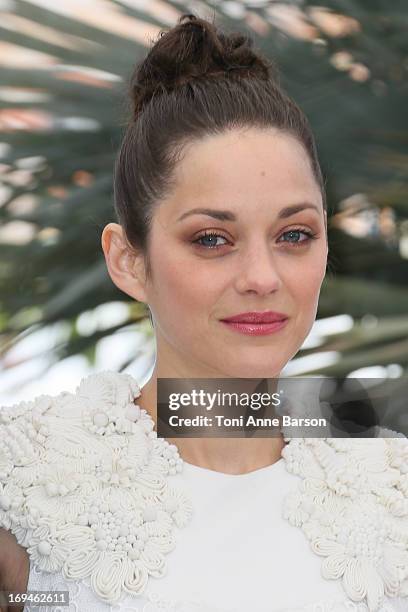 Marion Cotillard attends the photocall for 'The Immigrant' at The 66th Annual Cannes Film Festival on May 24, 2013 in Cannes, France.