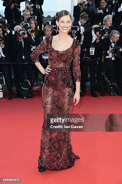 Bianca Balti arrives at "Venus In Fur" Premiere during the 66th Annual Cannes Film Festival at Grand Theatre Lumiere on May 25, 2013 in Cannes,...