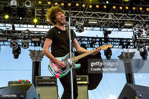 Brian King of Japandroids performs live at the Sasquatch Music Festival at The Gorge on May 24, 2013 in George, Washington.