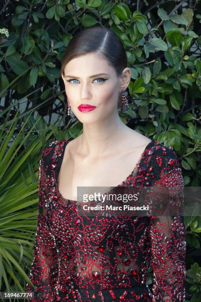Bianca Balti is seen leaving the 'Grand Hyatt hotel Martinez Cannes' during the 66th Annual Cannes Film Festival on May 25, 2013 in Cannes, France.