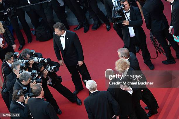 Robert Malloy, President of the Cannes International Film Festival Gilles Jacob, actress Kim Novak and General Delegate of the Cannes Film Festival...