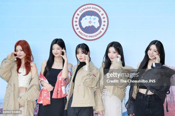 Pop girl group ITZY, attended the launch event for the collaboration between CANADA GOOSE, fashion designer Rok Hwang, and multimedia artist Matt...