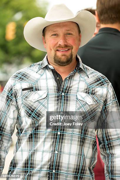 American country music artist Tate Stevens attends the IPL 500 Festival Parade at on May 25, 2013 in Indianapolis, Indiana.