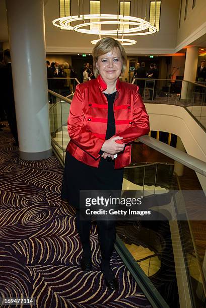 Gesine Loetzsch attends the 1st Charity Dinner by Federal Trust Fund Magnus Hirschfeld at Waldorf Astoria on May 25, 2013 in Berlin, Germany.