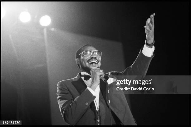 Derrick Morgan performing at Reggae Sunsplash, Montego Bay, Jamaica, August 1984.