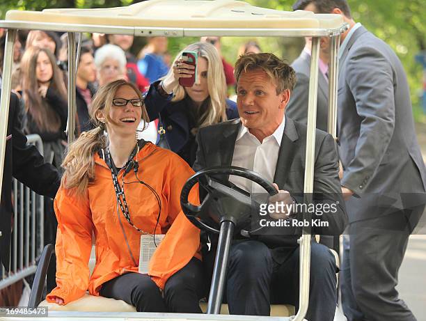 Gordon Ramsey attends FOX 2103 Programming Presentation Post-Party at Wollman Rink - Central Park on May 13, 2013 in New York City.