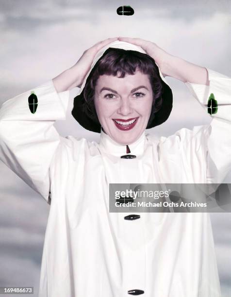 Actress Barbara Hale poses for a portrait in circa 1957.