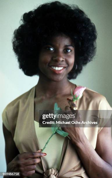 American actress Gloria Hendry, circa 1975.