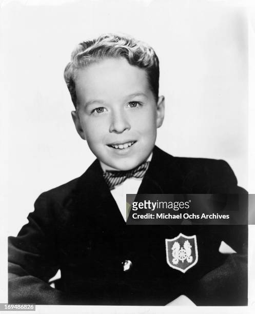 Actor Rusty Hamer poses for a portrait in circa 1955.