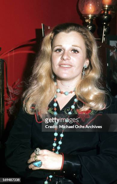 Actress Francesca Hilton poses for a portrait in circa 1967.