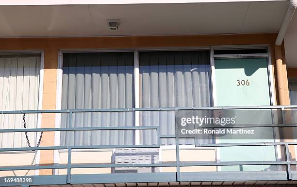 General view of the exterior of the Lorraine Motel which is now part of the National Civil Rights Museum on May 25, 2013 in Memphis, Tennessee. Dr....