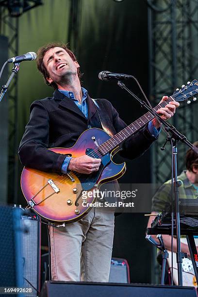 Andrew Bird performing live at the Sasquatch Music Festival at The Gorge on May 25, 2013 in George, Washington.