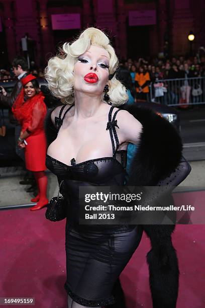 Amanda Lepore attends the 'Life Ball 2013 - Magenta Carpet Arrivals' at City Hall on May 25, 2013 in Vienna, Austria.