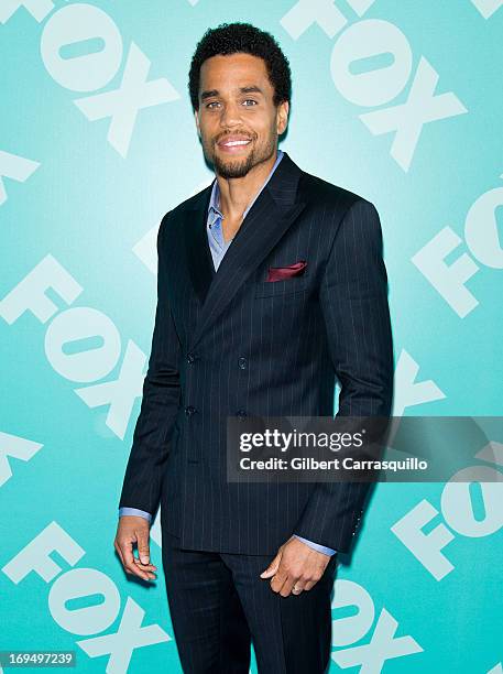 Actor Michael Ealy of "Almost Human" attends the FOX 2103 Programming Presentation Post-Party at Wollman Rink - Central Park on May 13, 2013 in New...