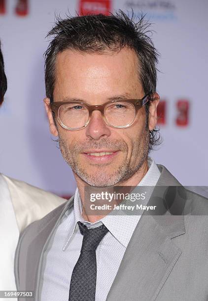 Actor Guy Pearce arrives at the 'Iron Man 3' - Los Angeles Premiere at the El Capitan Theatre on April 24, 2013 in Hollywood, California.