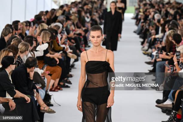 FRA: Givenchy : Runway - Paris Fashion Week - Womenswear Spring/Summer 2024