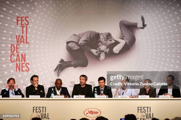 Producer Richard Granpierre, composer Alexander Desplat, actor Forest Whitaker, director Jerome Salle, actor Orlando Bloom, actor Conrad Kemp, writer...