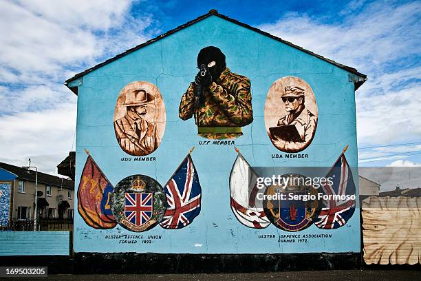 Loyal wall mural in Shankill Rd, Belfast West.