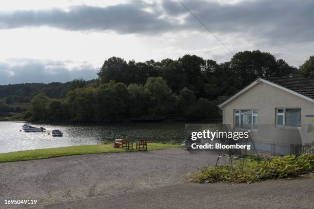 House in Tayvallich village in Argyll and Bute on the west coast of Scotland, UK, on Wednesday, Sept. 6, 2023. On a remote peninsular of Scotland,...