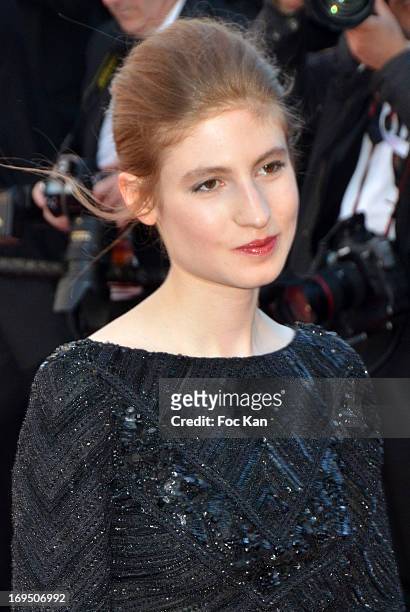 Agathe Bonitzer arrives at 'Venus In Fur' Premiere during the 66th Annual Cannes Film Festival at Grand Theatre Lumiere on May 25, 2013 in Cannes,...