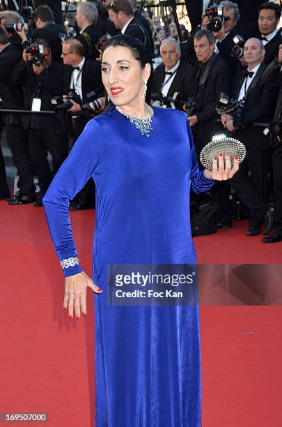 Blanca Li arrives at 'Venus In Fur' Premiere during the 66th Annual Cannes Film Festival at Grand Theatre Lumiere on May 25, 2013 in Cannes, France.