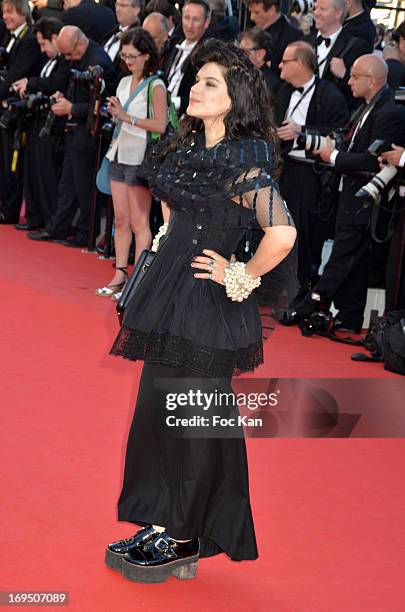 Soko arrives at 'Venus In Fur' Premiere during the 66th Annual Cannes Film Festival at Grand Theatre Lumiere on May 25, 2013 in Cannes, France. .