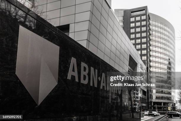 abn amro hoofdkantoor amsterdam nederland - hoofdkantoor stock pictures, royalty-free photos & images