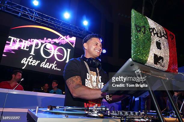 Pauly D hosts & performs at The Pool After Dark at Harrah's Resort on Saturday May 25, 2013 in Atlantic City, New Jersey.
