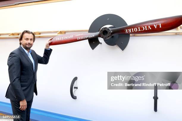 Former Tennis player Henri Leconte attends Roland Garros Tennis French Open 2013 - Day 1 on May 26, 2013 in Paris, France.