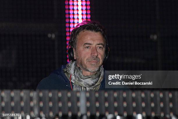 Benny Benassi performs during 2013 Electric Daisy Carnival Chicago at Chicagoland Speedway on May 25, 2013 in Joliet City.