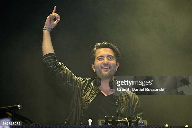 Deniz Koyu performs during 2013 Electric Daisy Carnival Chicago at Chicagoland Speedway on May 25, 2013 in Joliet City.