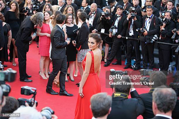 Ximena Navarrete attends the 'Zulu' Premiere and Closing Ceremony during the 66th Annual Cannes Film Festival at the Palais des Festivals on May 26,...