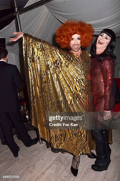 Emmanuel d'Orazio and Marc Zaffutos attend The Queer Film Awards 2013 Cocktail at Terrazza Martini - The 66th Annual Cannes Film Festival on May 26,...