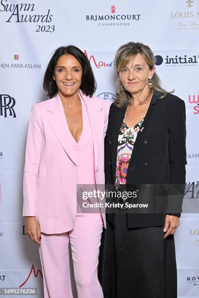 Florence Foresti and Frederique Martz attend the Swann Awards 2023 at Automobile Club De France on September 21, 2023 in Paris, France.