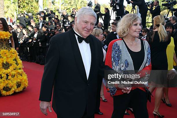 Robert Malloy and Kim Novak attend the 'Zulu' Premiere and Closing Ceremony during the 66th Annual Cannes Film Festival at the Palais des Festival on...