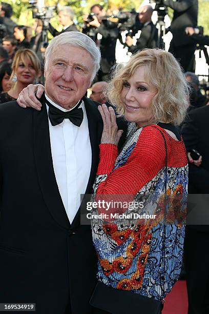 Robert Malloy and Kim Novak attend the 'Zulu' Premiere and Closing Ceremony during the 66th Annual Cannes Film Festival at the Palais des Festival on...