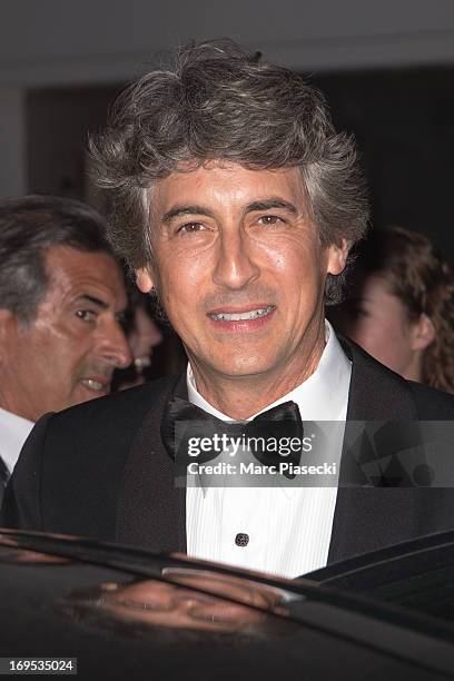 Director Alexander Payne is seen leaving the 'Palais des Festivals' during the 66th Annual Cannes Film Festival on May 26, 2013 in Cannes, France.