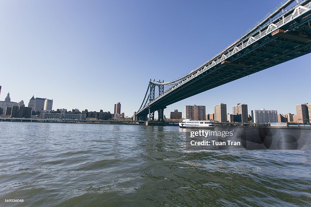 Bridge and Skyline in New York