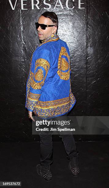 Legendary Damon attends the Versus Versace launch hosted by Donatella Versace at the Lexington Avenue Armory on May 15, 2013 in New York City.