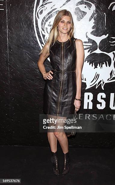 Maryna Linchuk attends the Versus Versace launch hosted by Donatella Versace at the Lexington Avenue Armory on May 15, 2013 in New York City.