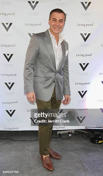Designer Loris Diran attends Vu Hair New York Opening Celebration at The Peninsula Hotel on May 16, 2013 in New York City.